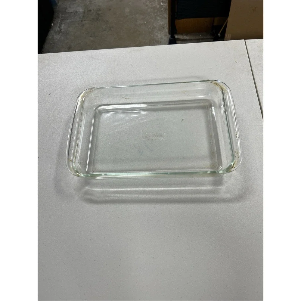 Vintage Pyrex Clear Baking Casserole Dish 233 13